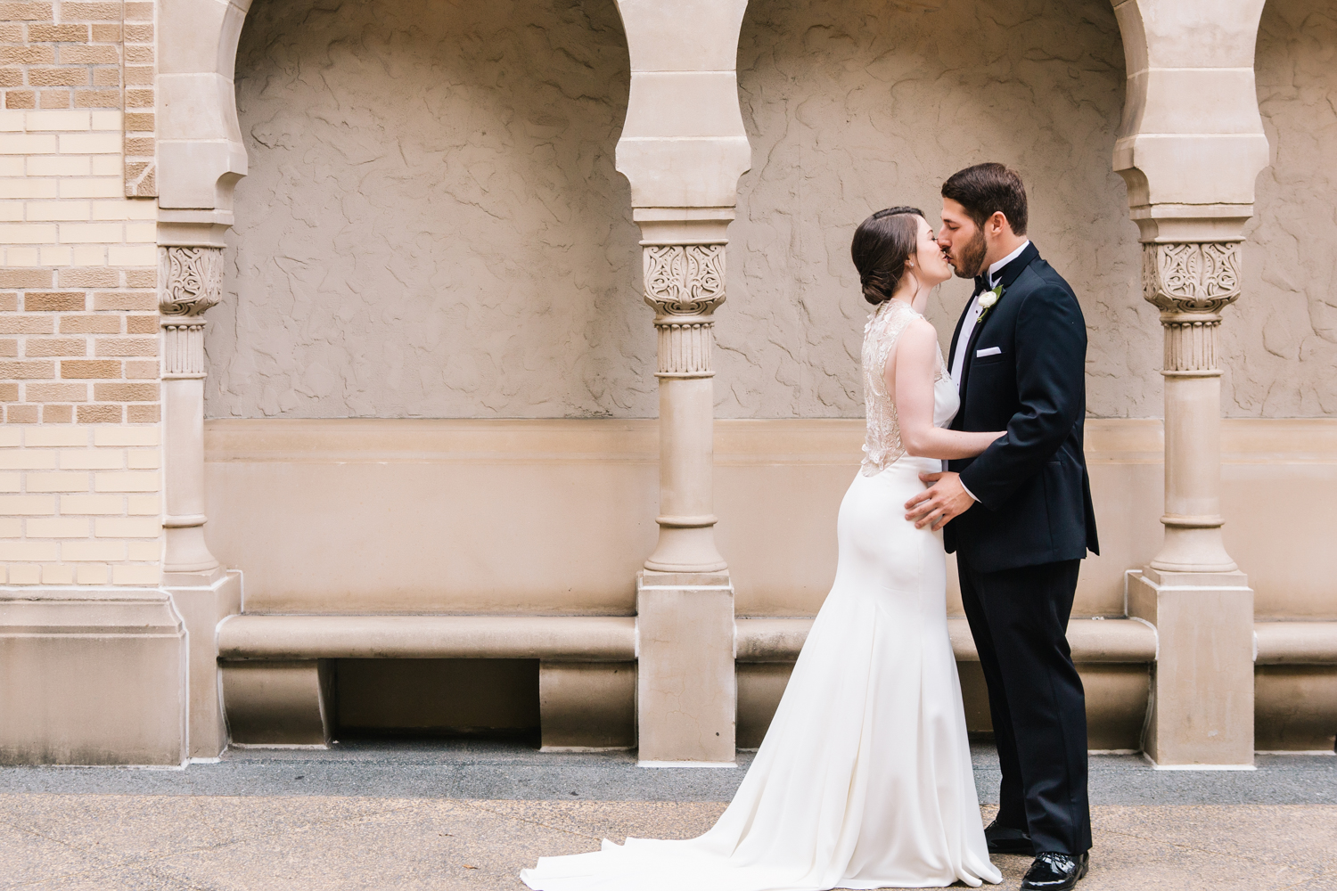 bride and groom kissing wedding portrait ideas wedding etiquette tips